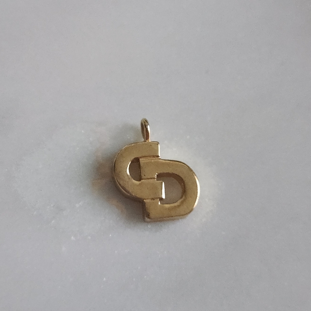 Christian Dior Authentic Gold Plated  Necklace Pendant WINNER'S CHOICE - Picture 4 of 6
